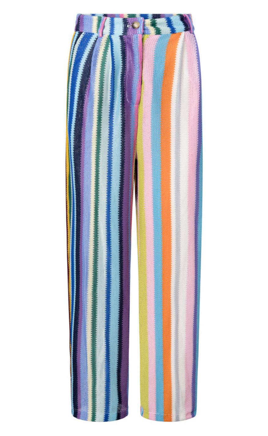Hunkøn Bukser Lotta Mix Stripe