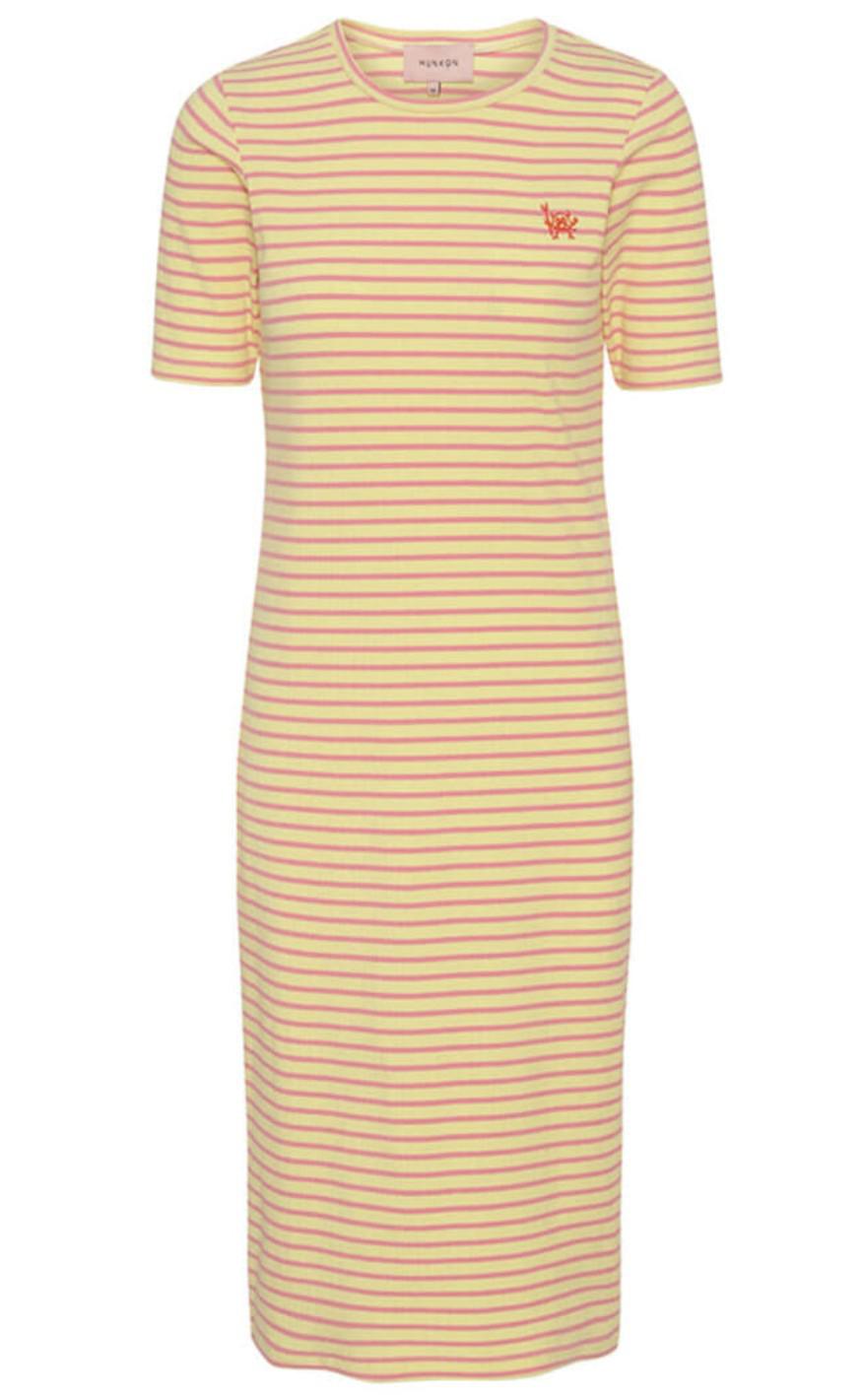 Hunkøn Kjole Felipa Yellow Striped