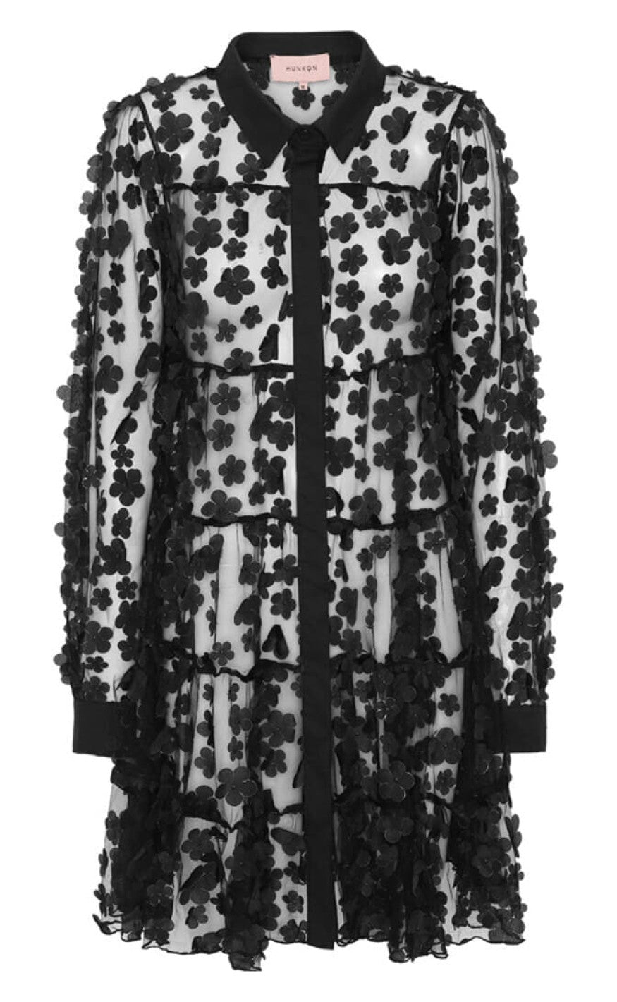 Hunkøn Kjole Kassandra Layer Black