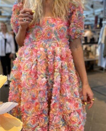 Hunkøn Kjole Leia Dress Rainbow