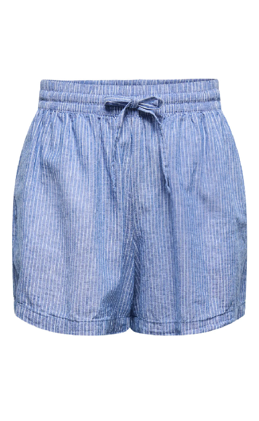 Jdy Shorts Mila Linen Star Sapphire Cloud Dancer