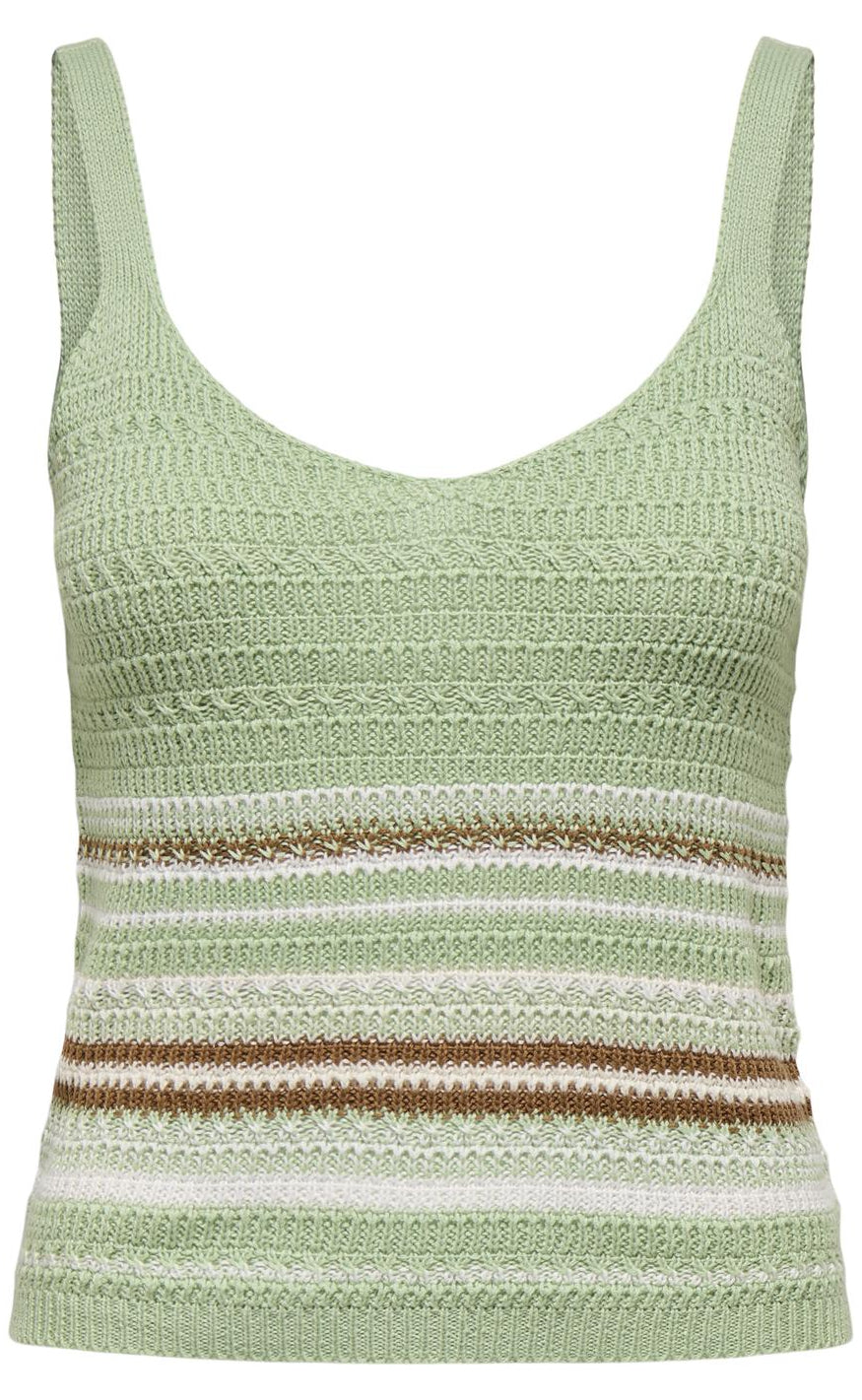 Jdy Top Tropical Smoke Green Toasted Coconut Birch