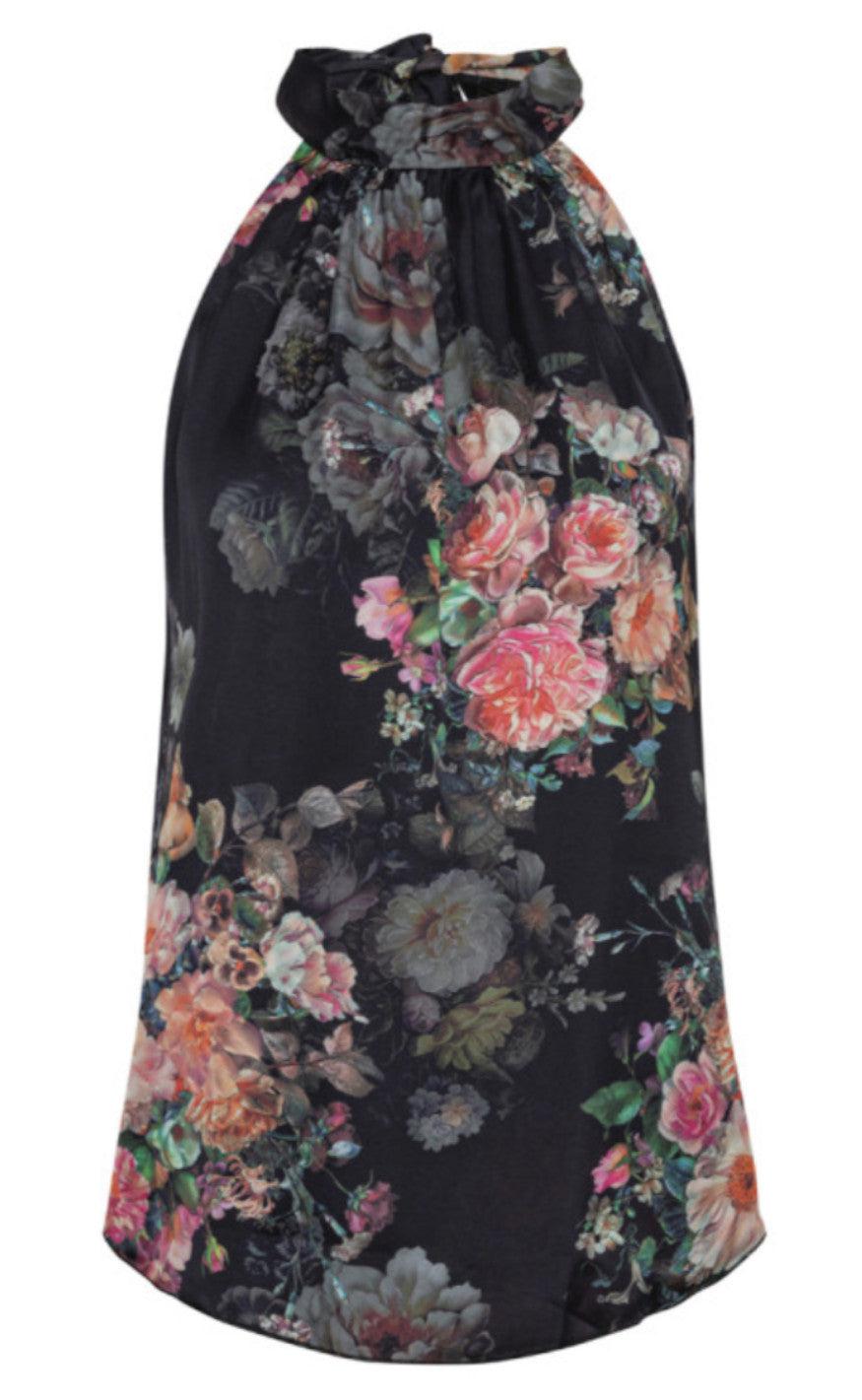 Karmamia Copenhagen Top Eloise Daisy Noir Tea Rose