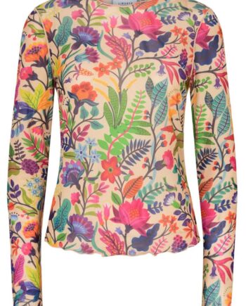 Liberte Bluse Mesh Colorful Forrest