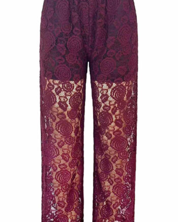 Liberte Bukser Lacy Bordeaux Lace