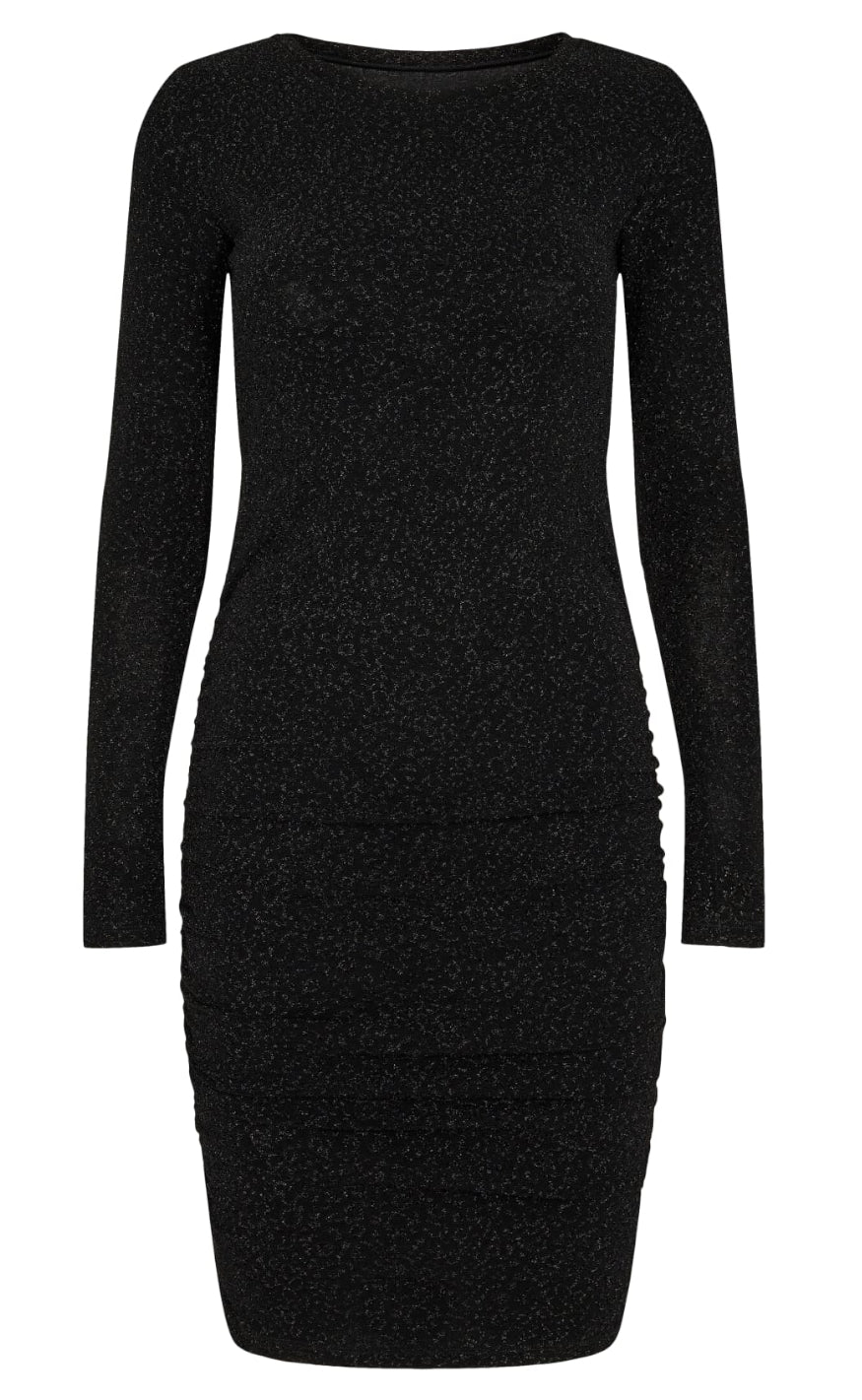Liberte Kjole Ibi Black Glitter Flower