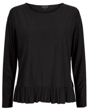 Liberte  -shirt Alma Ls Frill Black