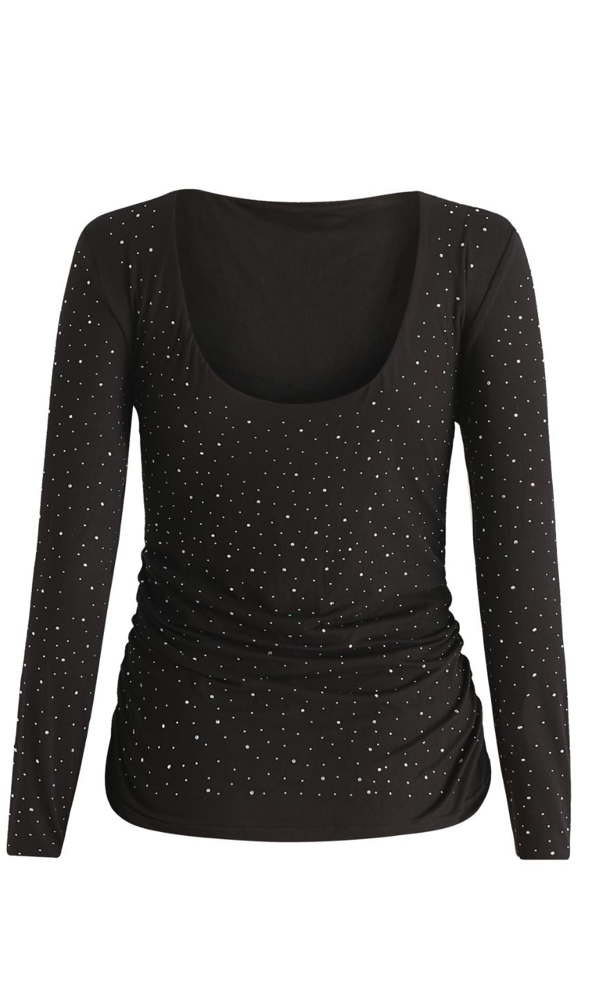 Liberte Top Alma Ls Turn Black Simili