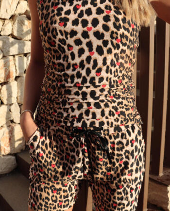 Liberte Top Alma Turn Lux Leo Red Heart