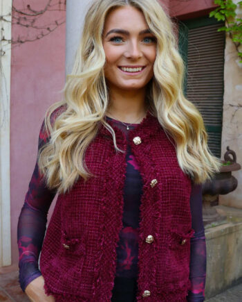 Liberte Vest Coco Bordeaux