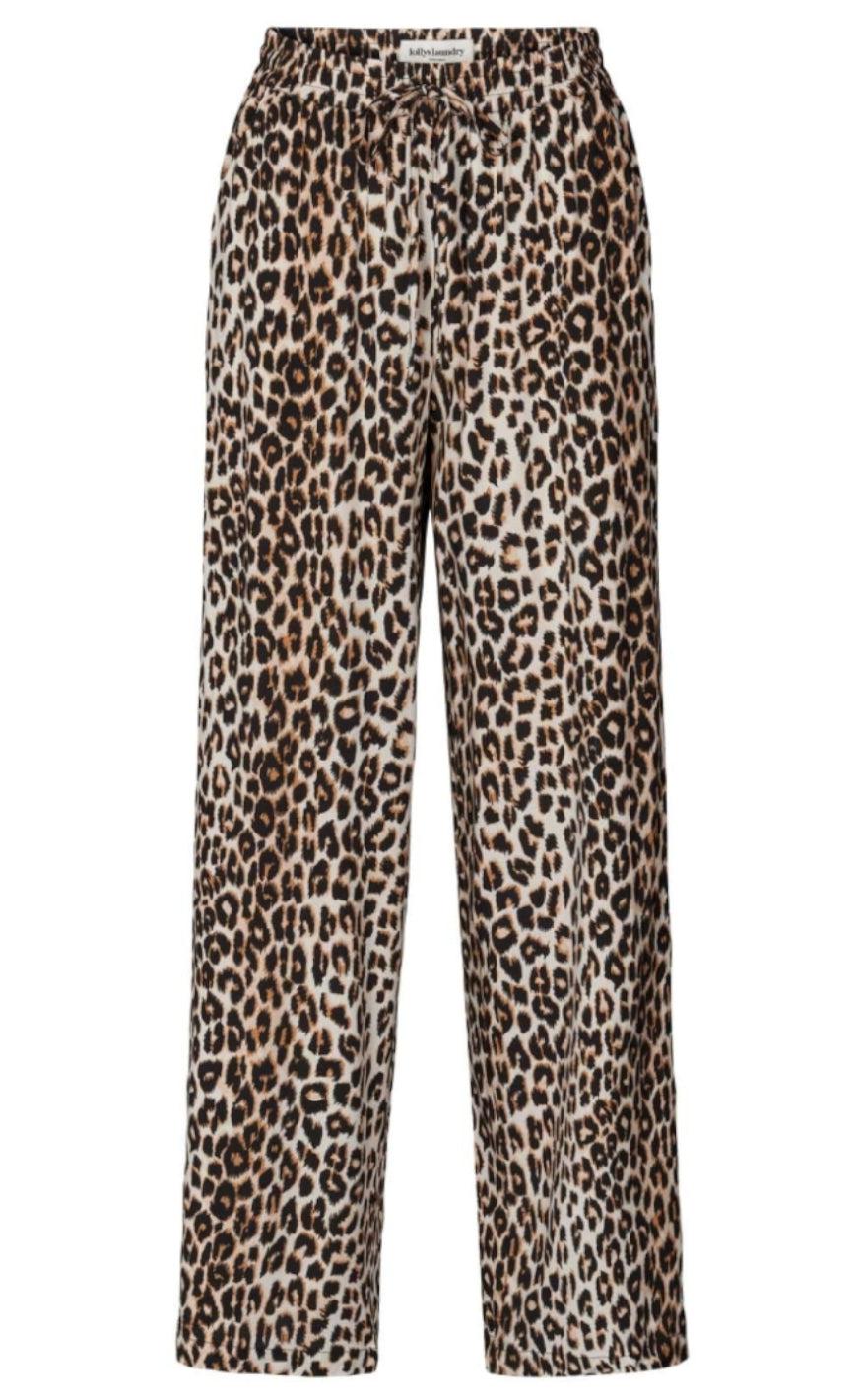 Lollys Laundry Bukser Rita Leopard Print