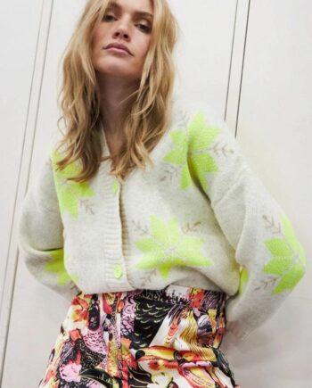 Lollys Laundry Cardigan Paisley Creme