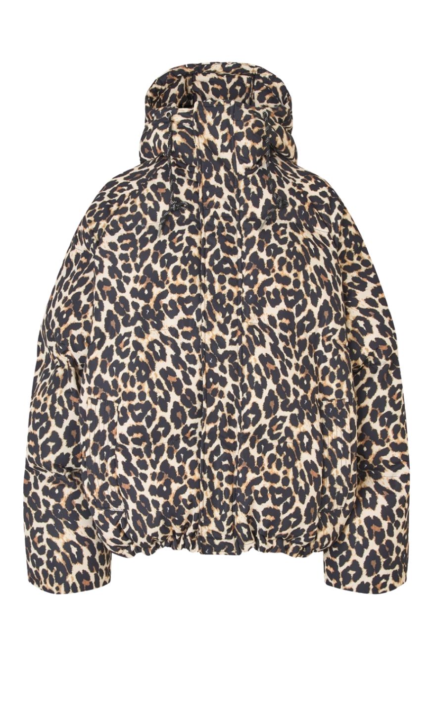 Lollys Laundry Jakke Shelby Leopard Print