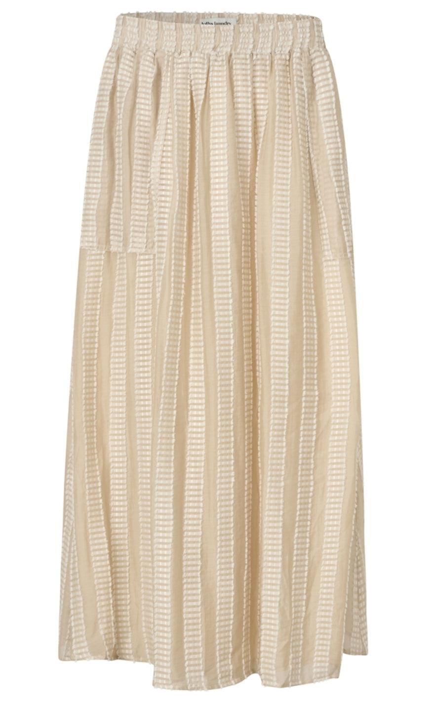 Lollys Laundry Nederdel Akane Maxi Creme