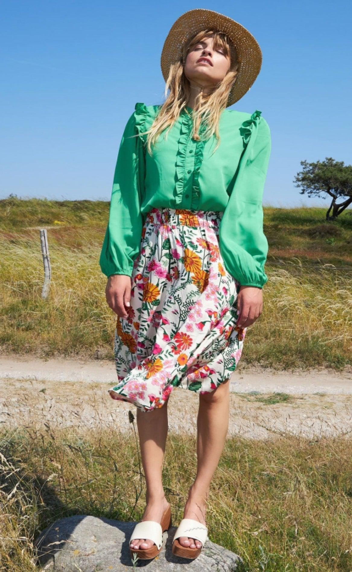 Lollys Laundry Nederdel Ella Flower Print