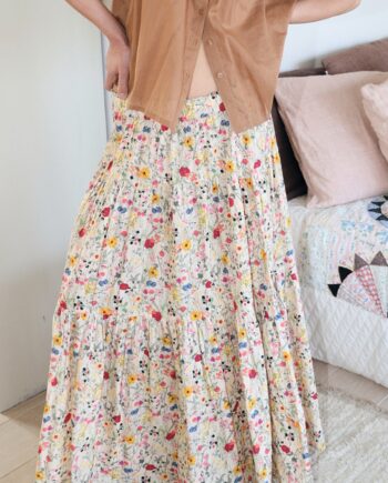 Lollys Laundry Nederdel Sunsetll Maxi Flower Print