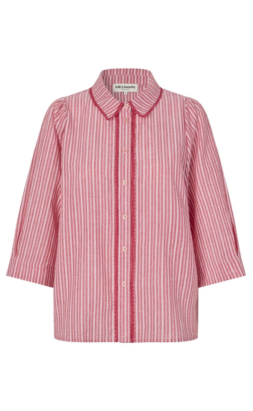 Lollys Laundry Skjorte Bonoll Ss Red