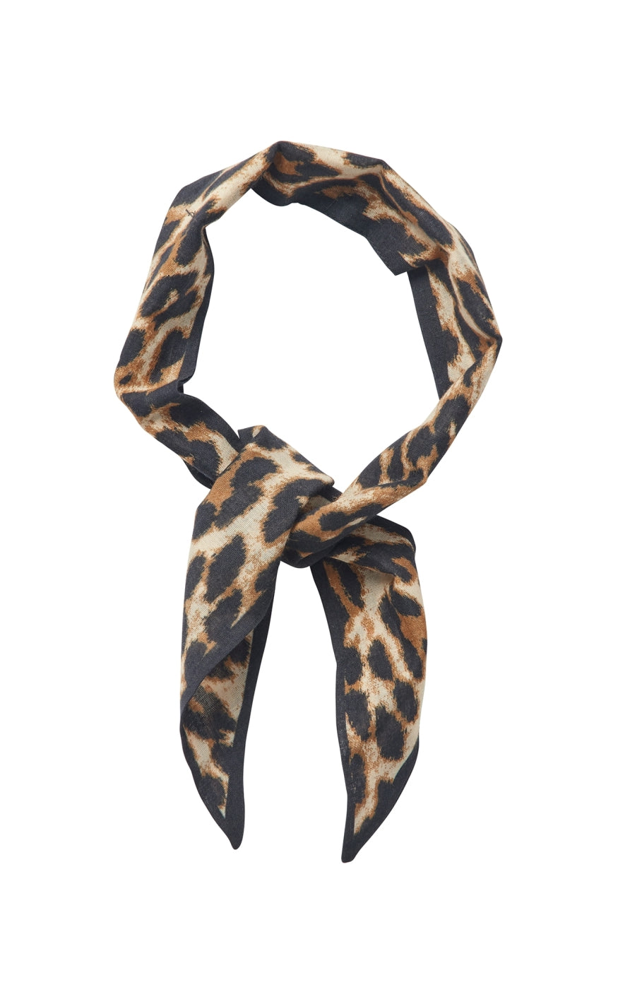 Lollys Laundry Tørklæde Rosemary Leopard Print