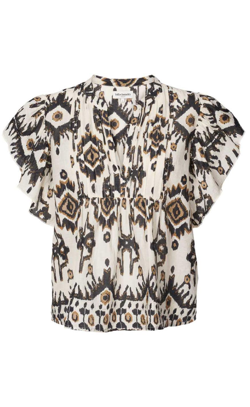 Lollys Laundry Top Isabel Aztec Print
