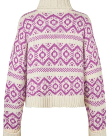 Lollys Laundry Trøje Sina Dark Lavender