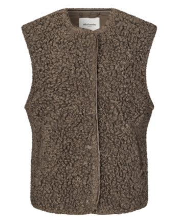 Lollys Laundry Vest Vada Ll Dark Mokka