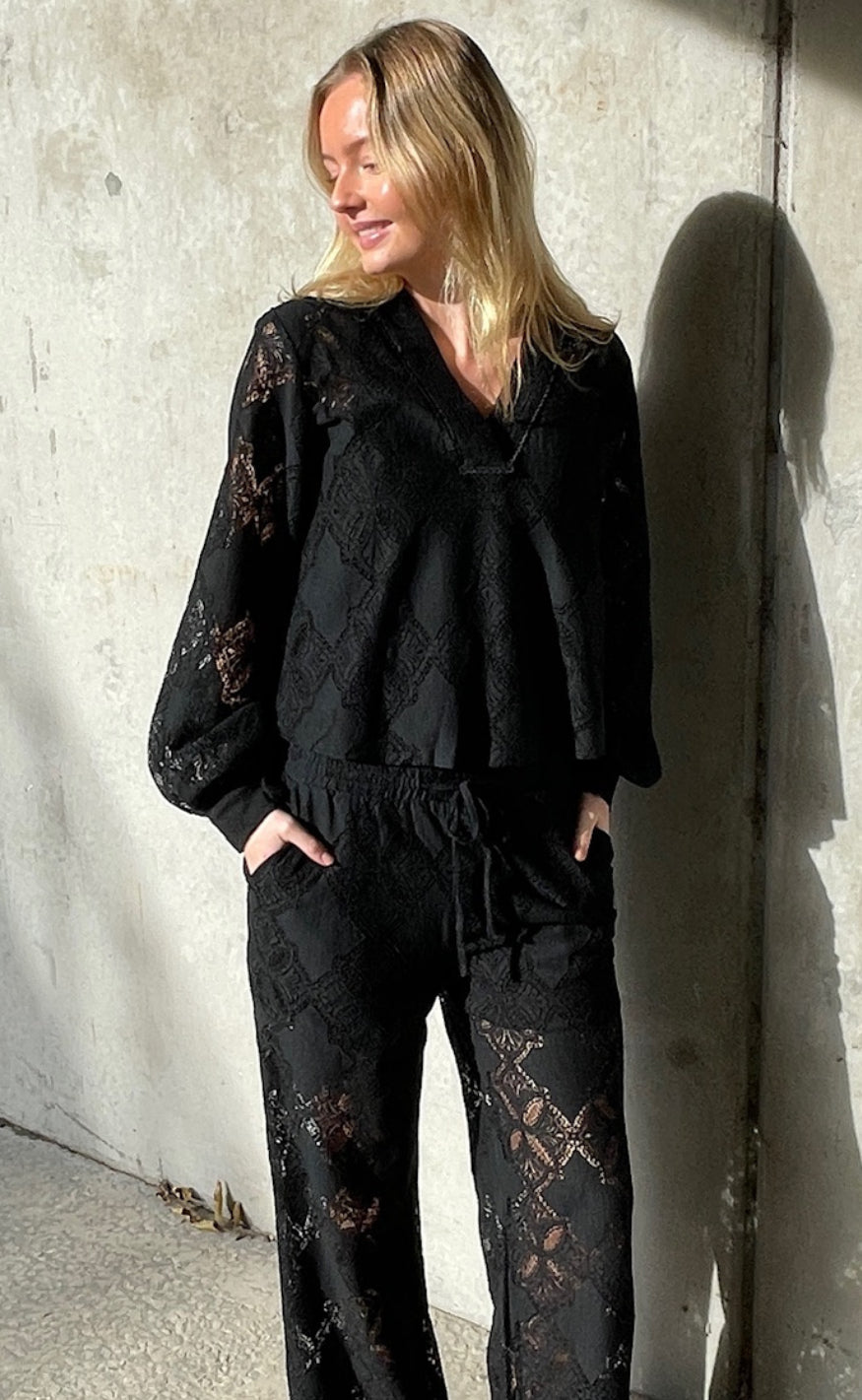 Love Divine Bluse Love1307 Black