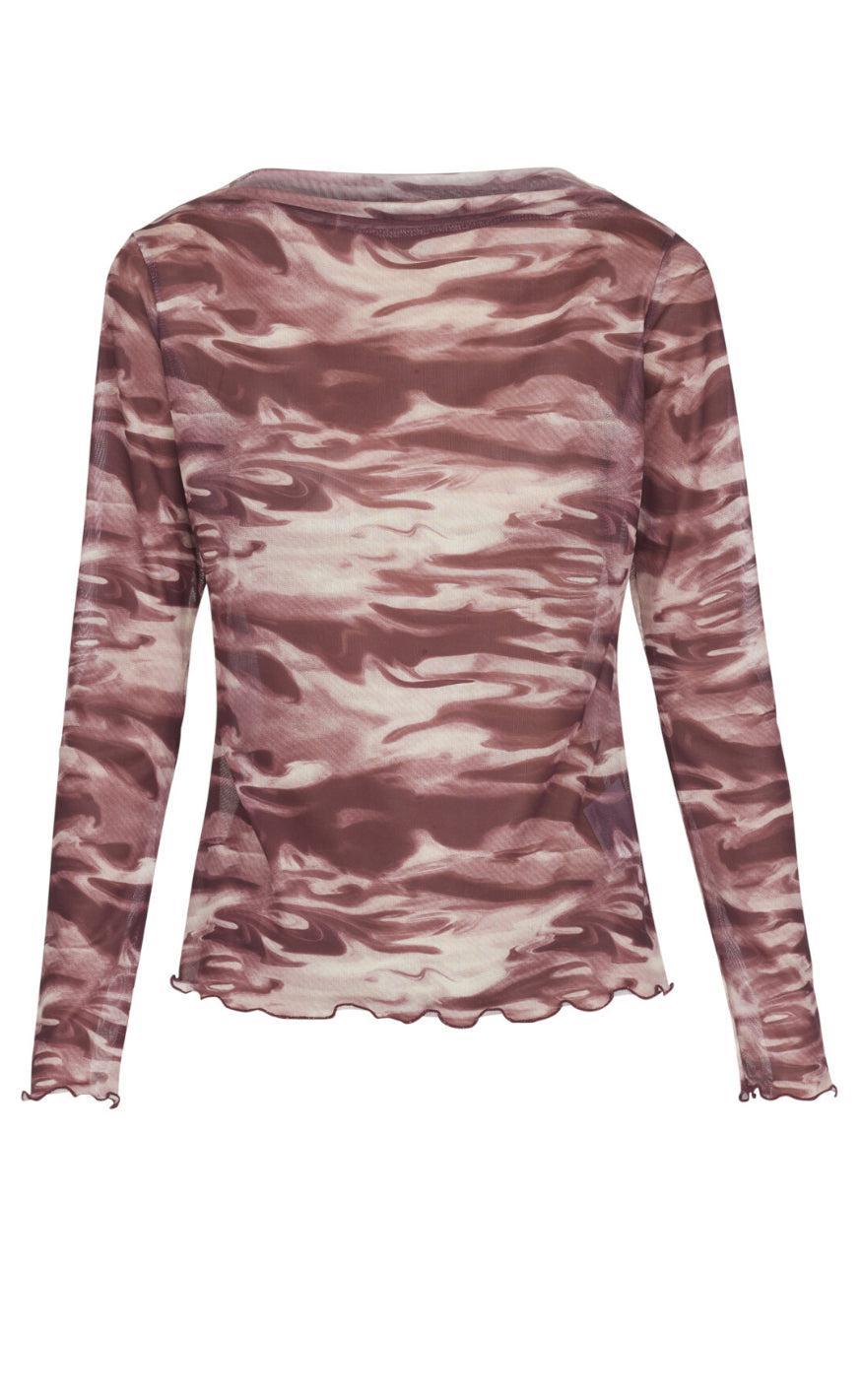 Love Divine Bluse Love1199 Bordeaux Wave