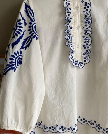 Love   Divine Bluse Love968 Cream Blue