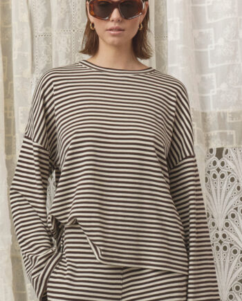 Love   Divine Bluse Love1505 Cream Brown