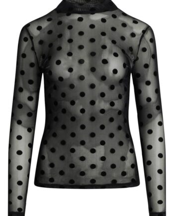 Love   Divine Bluse Love525-  Dot   Black