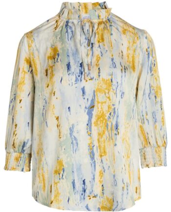 Love   Divine Bluse Love639-  Graphic Blue