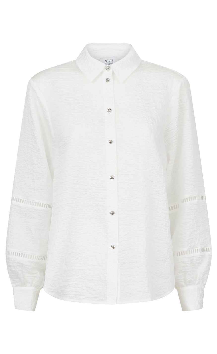 Love Divine Bluse Love1282 Off White