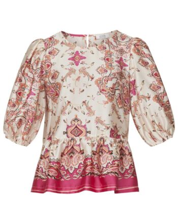 Love   Divine Bluse Love1155-  Pink Paisley