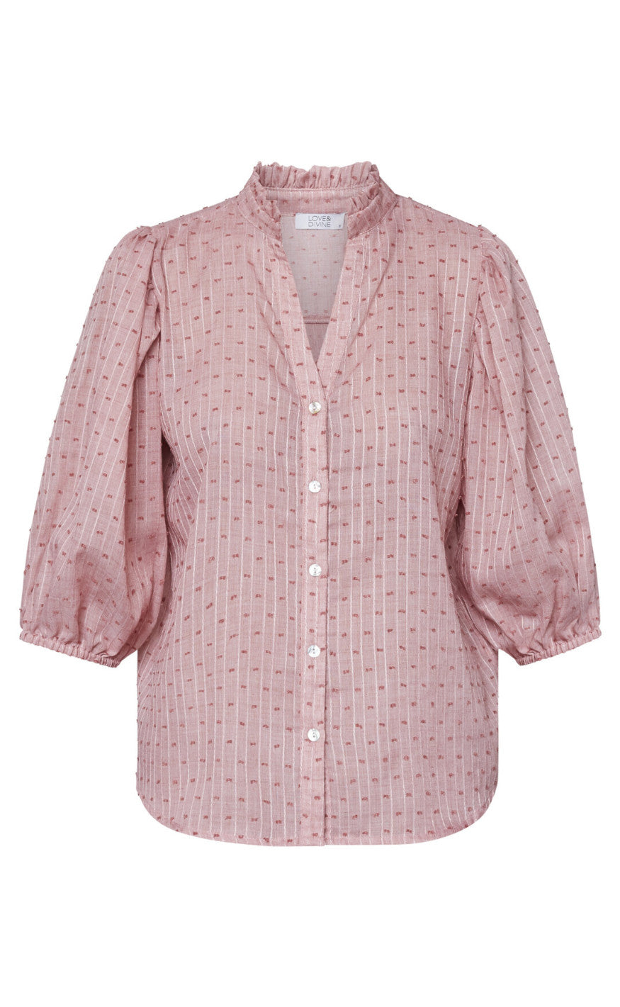 Love Divine Bluse Love456- Rouge Dot