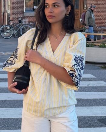 Love   Divine Bluse Love1597 Straw Stripes