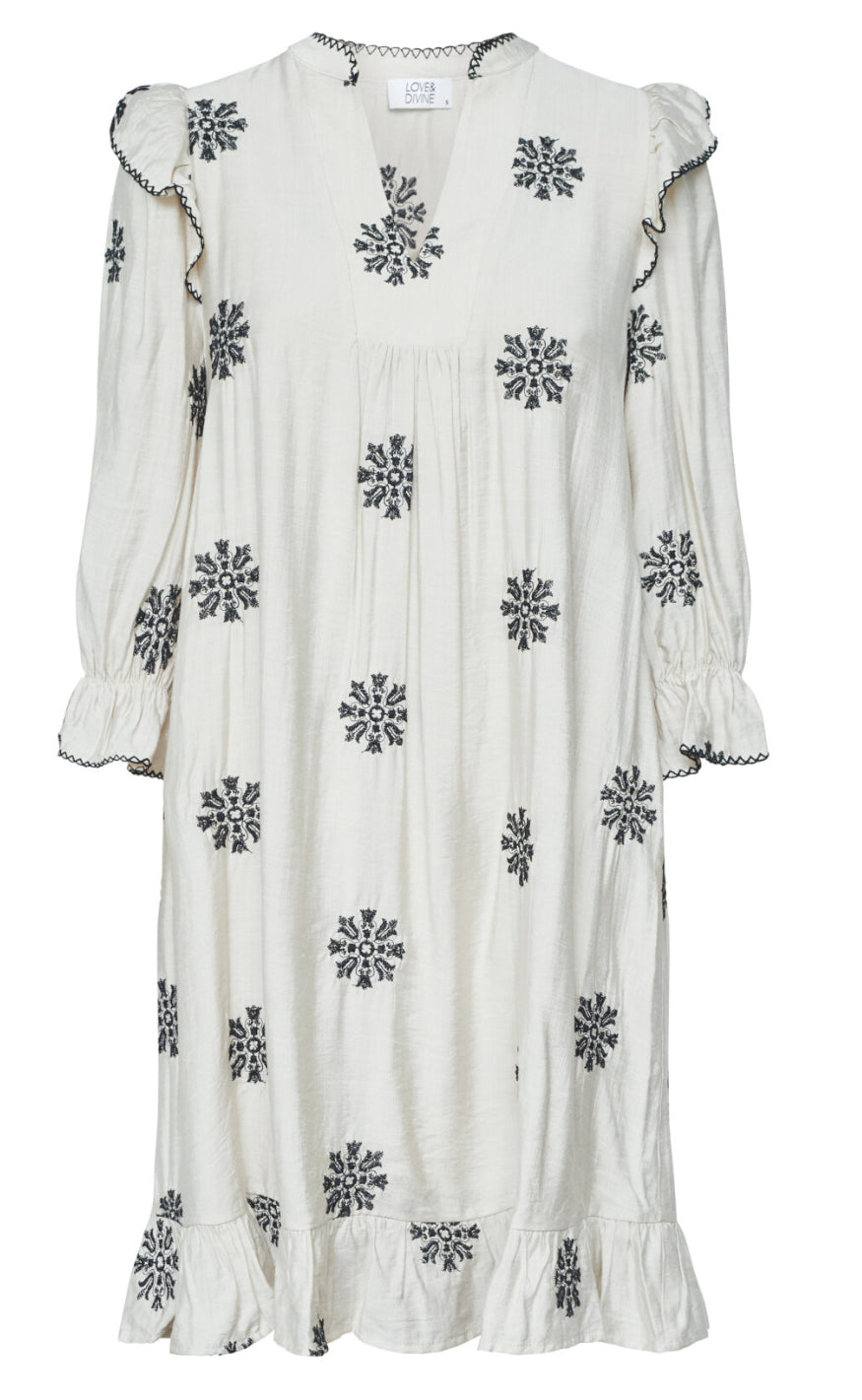 Love Divine Kjole Love1235- Bamboo Black Flower
