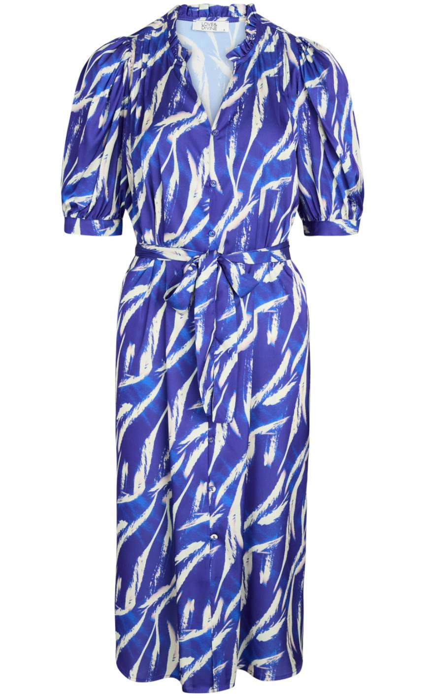 Love Divine Kjole Love627-10 Blue Comb
