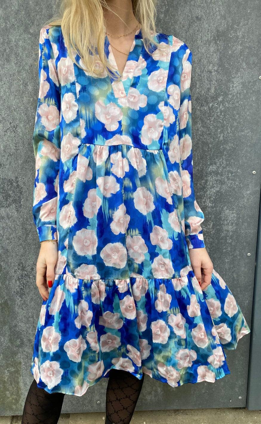 Love Divine Kjole Love346-24 Blue Rose Flower