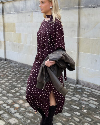 Love Divine Kjole Love1421-  Bordeaux Dot