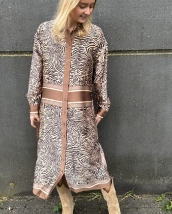 Love   Divine Kjole Love1394-  Brown Zebra