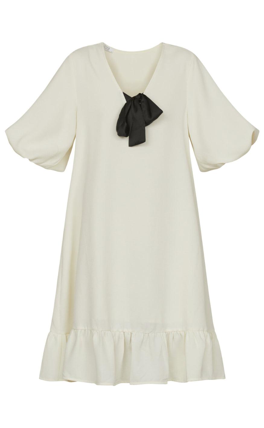 Love Divine Kjole Love1147 Cream Black