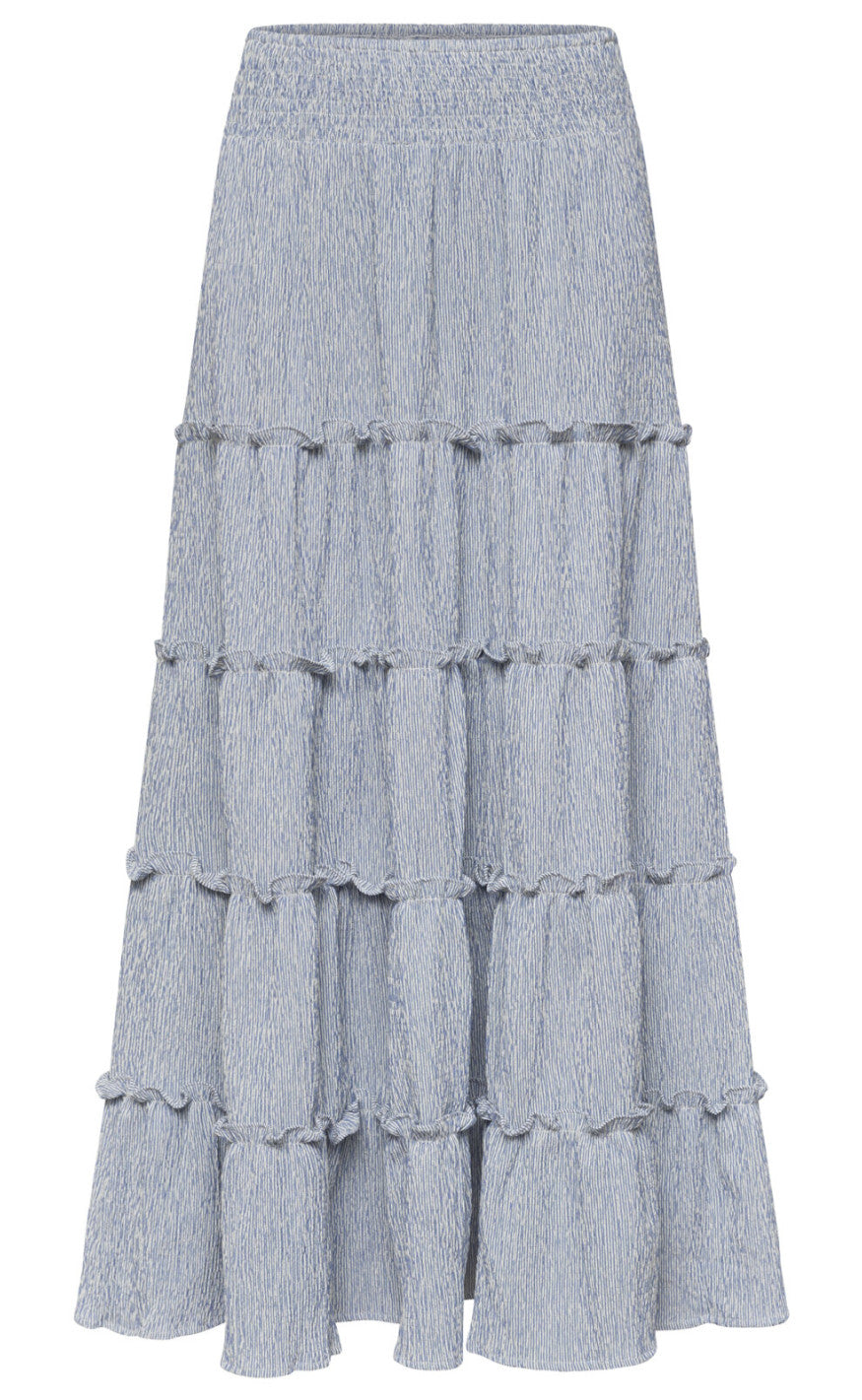 Love Divine Nederdel Love1326 Blue White Stripe