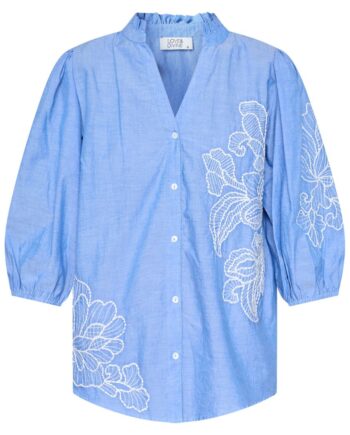Love   Divine Skjorte Love1448 Blue Cream