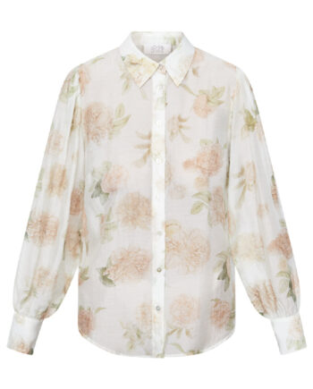 Love   Divine Skjorte Love919-18 Cream Flower