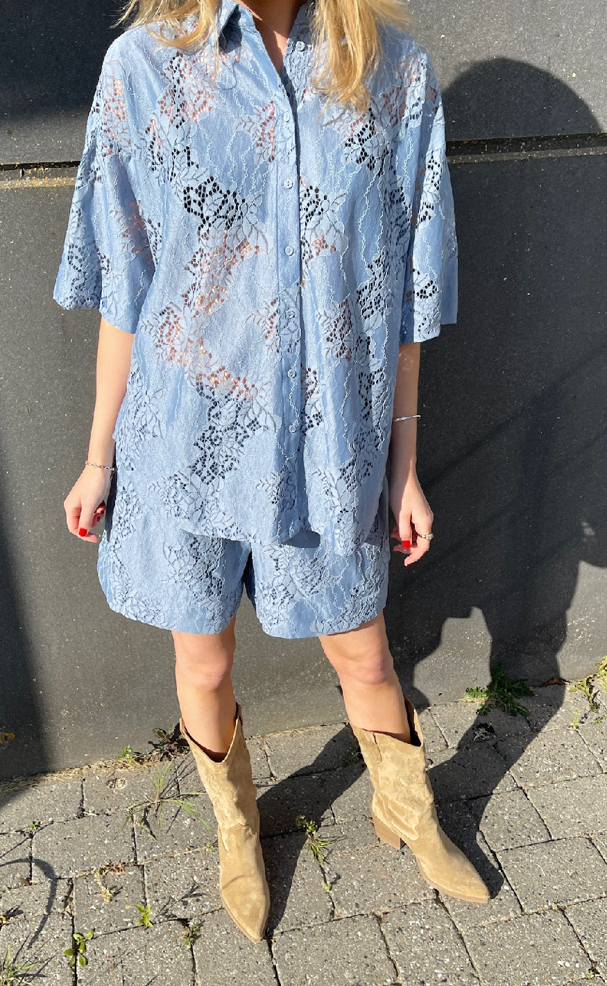 Love Divine Skjorte Love971- Blue