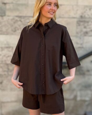 Love   Divine Skjorte Love971-15    Chocolate