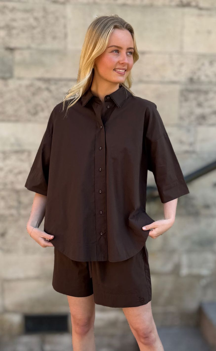 Love Divine Skjorte Love971-15 Chocolate