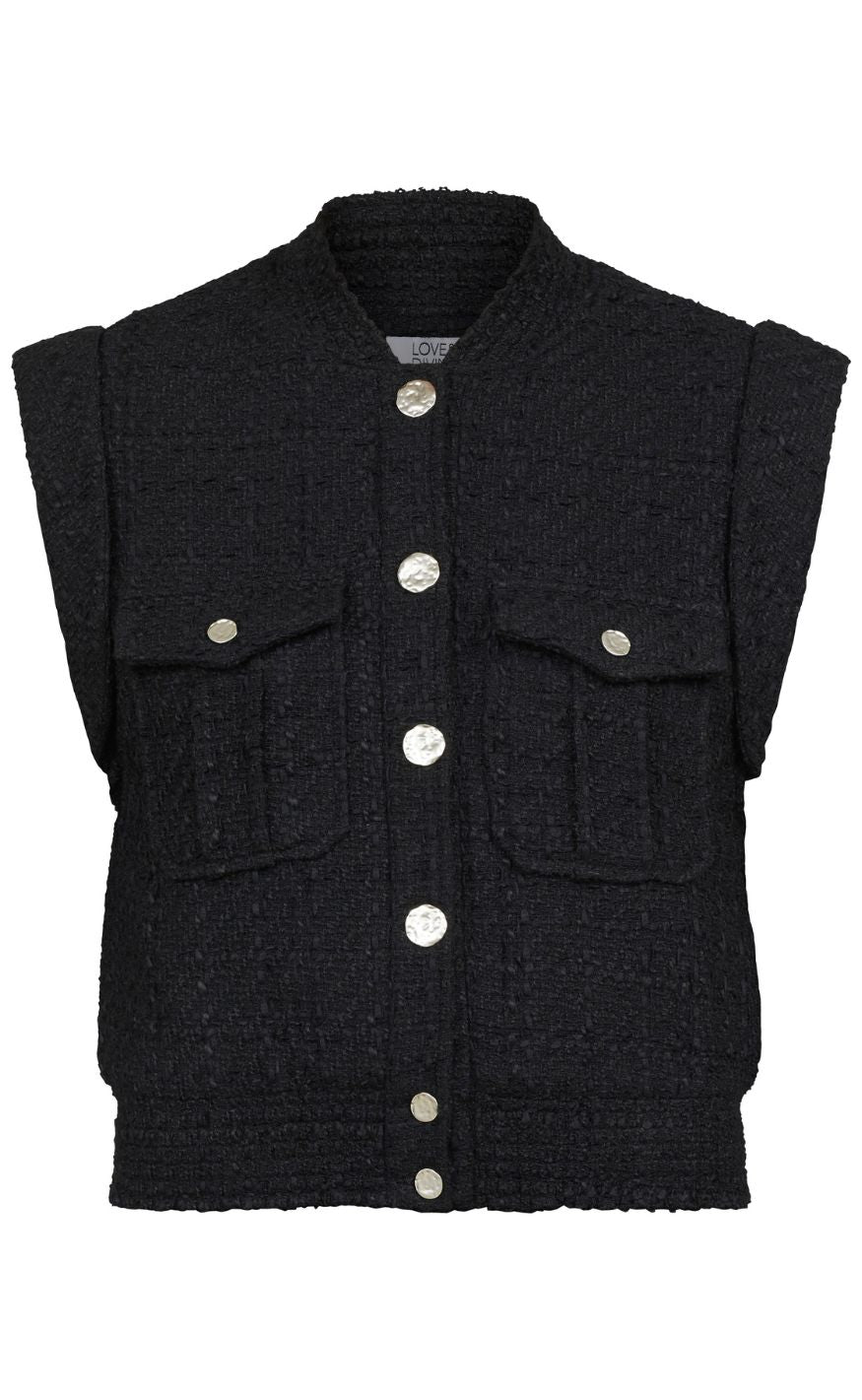 Love Divine Vest Love1273 Black