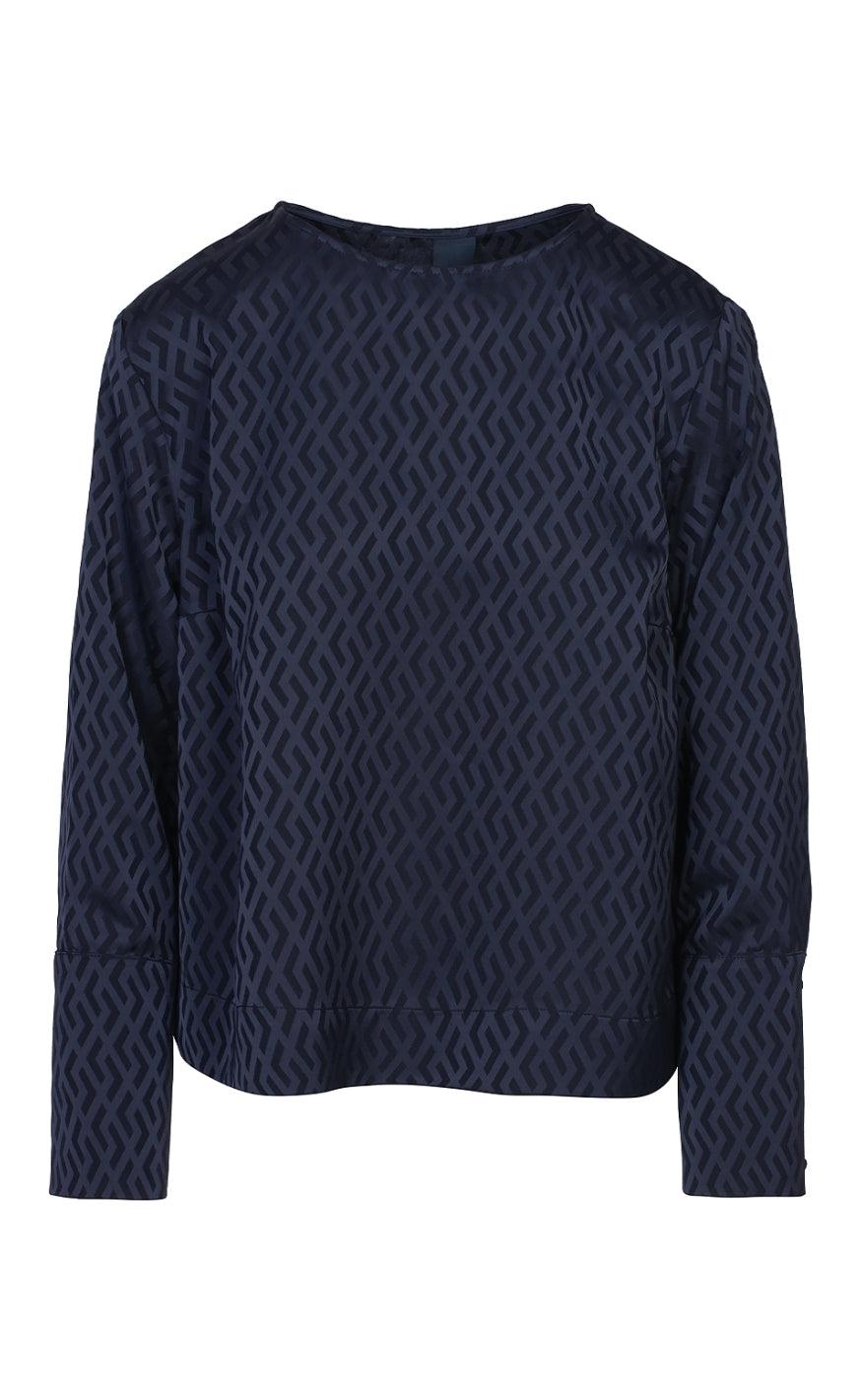 Luxzuz Bluse Albin Navy