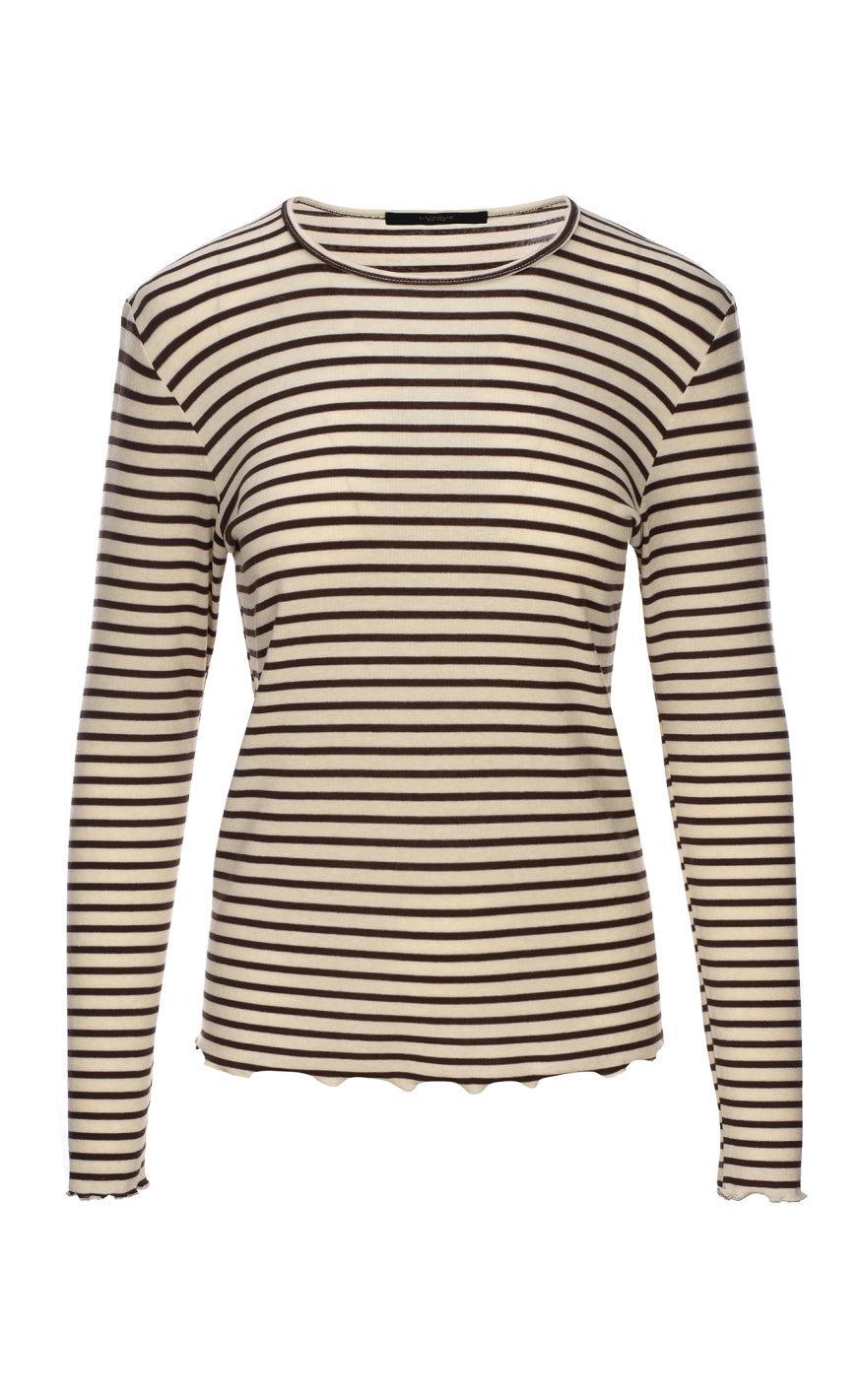 Luxzuz Bluse Amar Choco Lux